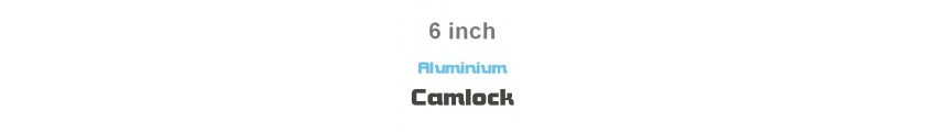 Aluminium Camlock 6 inch Fittings